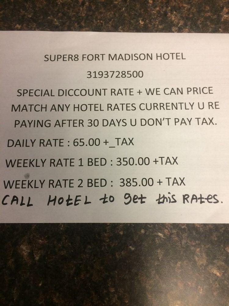 Super 8 By Wyndham Fort Madison Extérieur photo